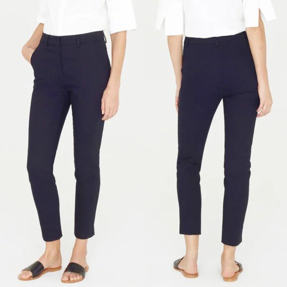 NWT Apiece Apart Navy Camilla High Waisted Pants - Picture 1 of 11